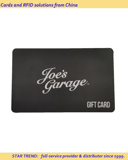 PVC/Pet/tarjeta de papel, tarjeta RFID inteligente de plástico, tarjeta NFC, etiqueta RFID utilizada como tarjeta de membresía/tarjeta de visita/tarjeta de regalo/tarjeta prepaga/tarjeta de cajero automático/tarjeta de banda magnética